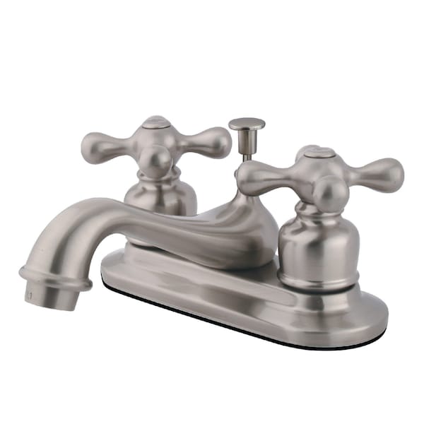 Kingston Brass 4" Centerset Bathroom Faucet, Brushed Nickel GKB608AX - main